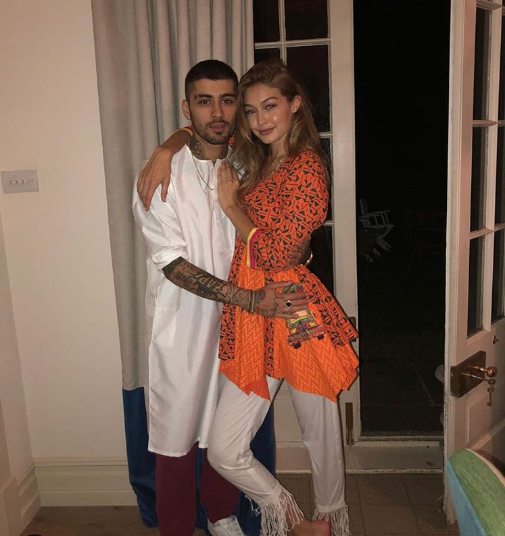 Gigi Hadid and Zayn Malik Eid Outfits Gigi Hadid and Zayn Malik Eid Outfits